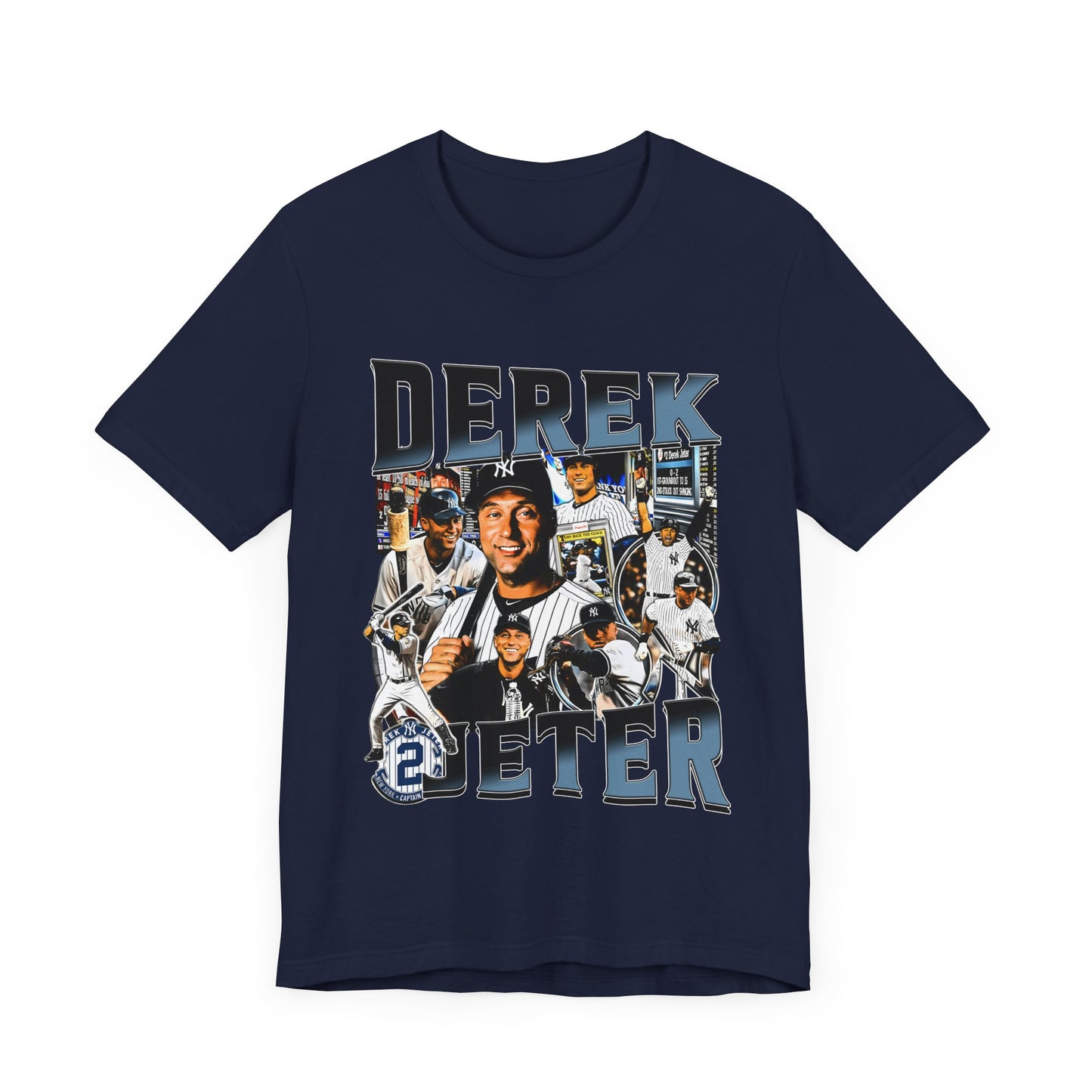 Vintage 90s Baseball Bootleg Style T-Shirt DEREK JETER Unisex Graphic Tee Shirt