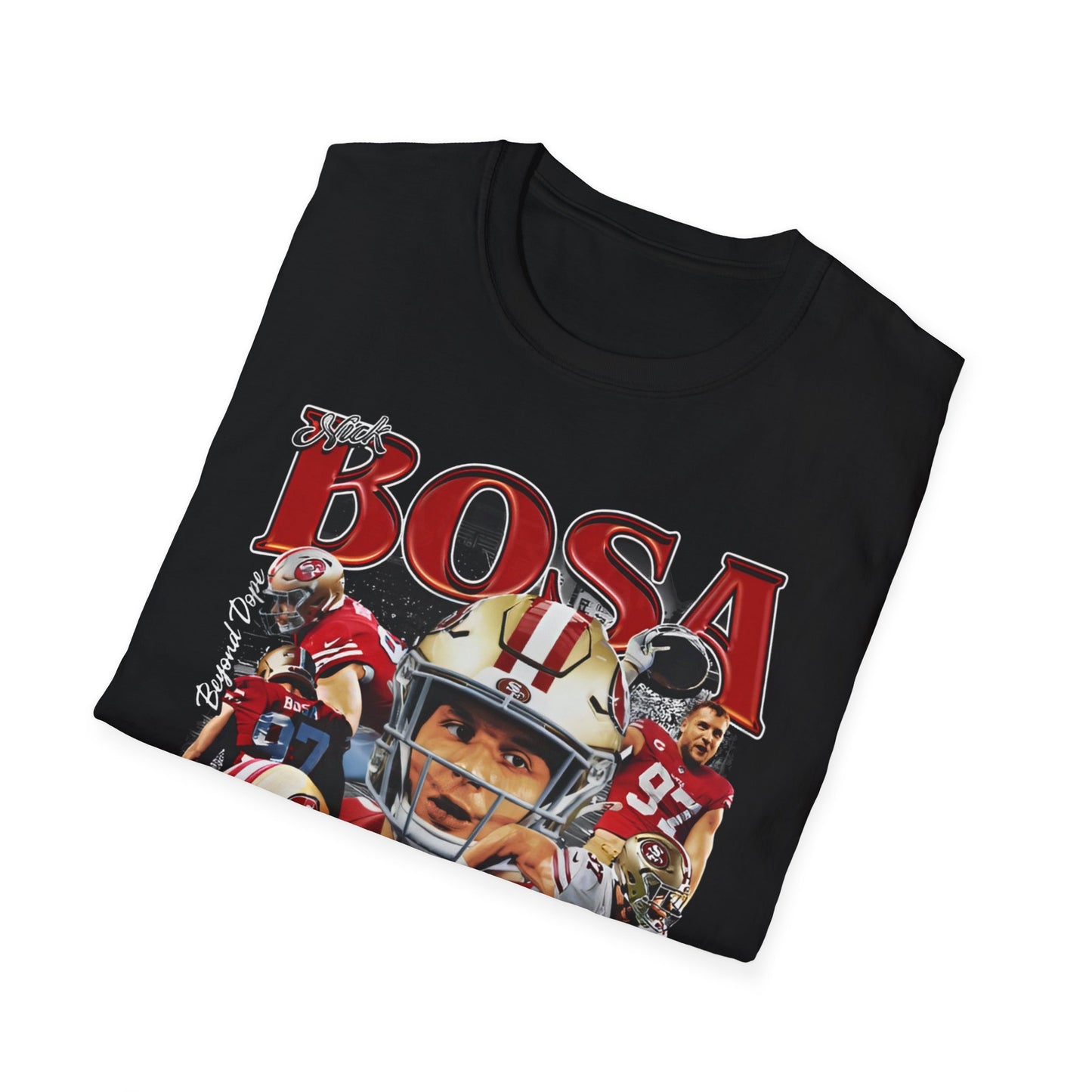Vintage 90s Football Bootleg Style T-Shirt, NICK BOSA 49ER Vintage Graphic Tee, Retro Football Shirt Unisex Graphic Tee Shirt