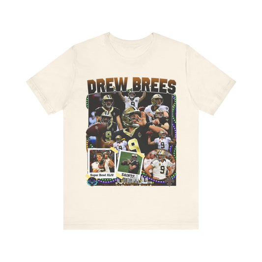 Vintage 90s Football Bootleg Style T-Shirt DREW BREES Unisex Graphic Tee Shirt
