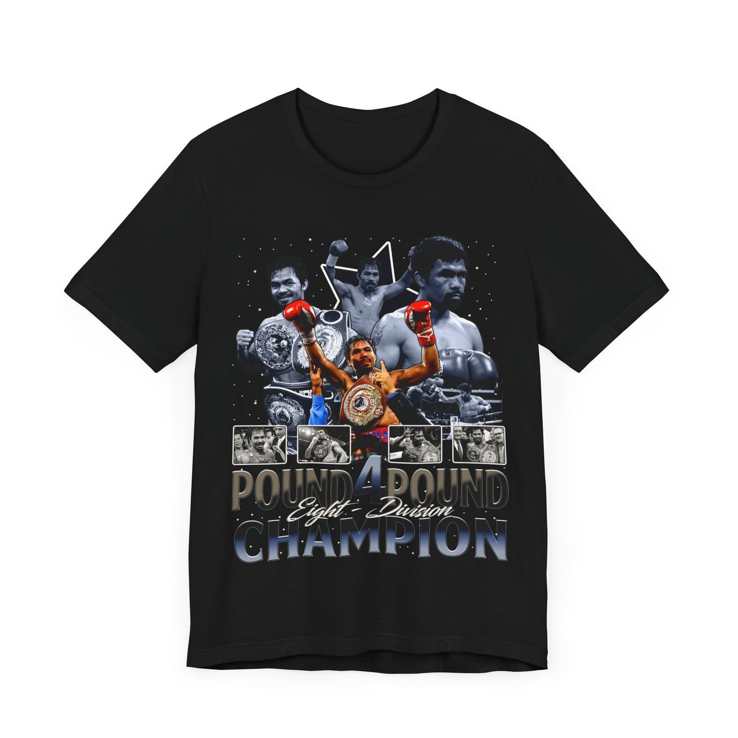 Vintage 90s Bootleg Style T-Shirt, Fighter Manny Pacquiao Pound Unisex Tee Shirt