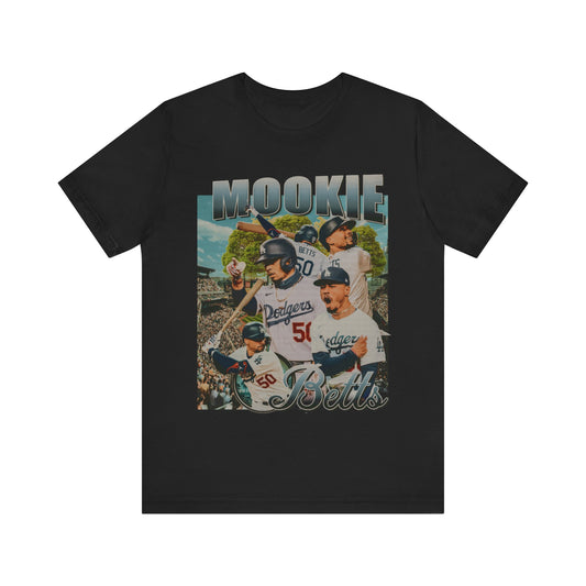 Vintage 90s Baseball Bootleg Style T-Shirt MOOKIE BETTS Unisex Graphic Tee Shirt