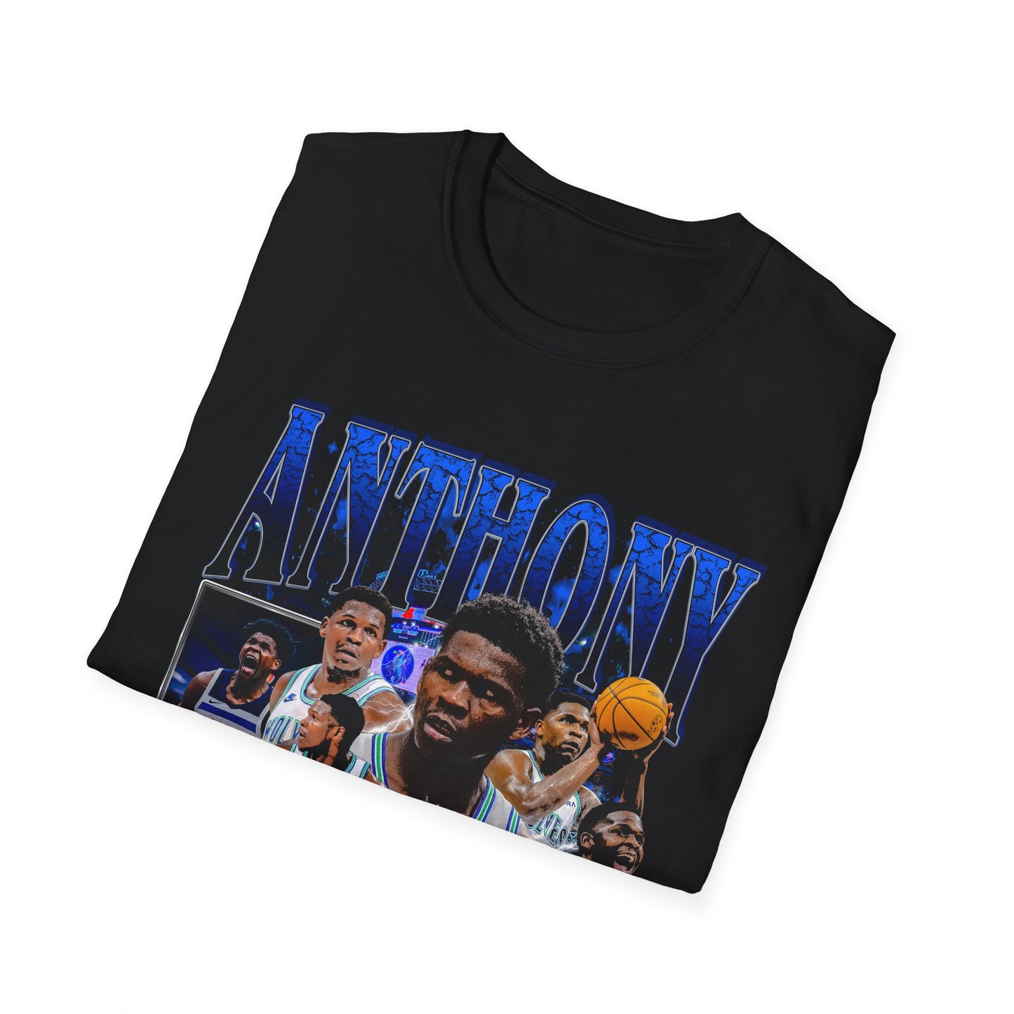 Vintage 90s Basketball Bootleg Style T-Shirt, ANTHONY EDWARDS Graphic Tee, Retro Basketball Shirt Unisex Graphic Tee