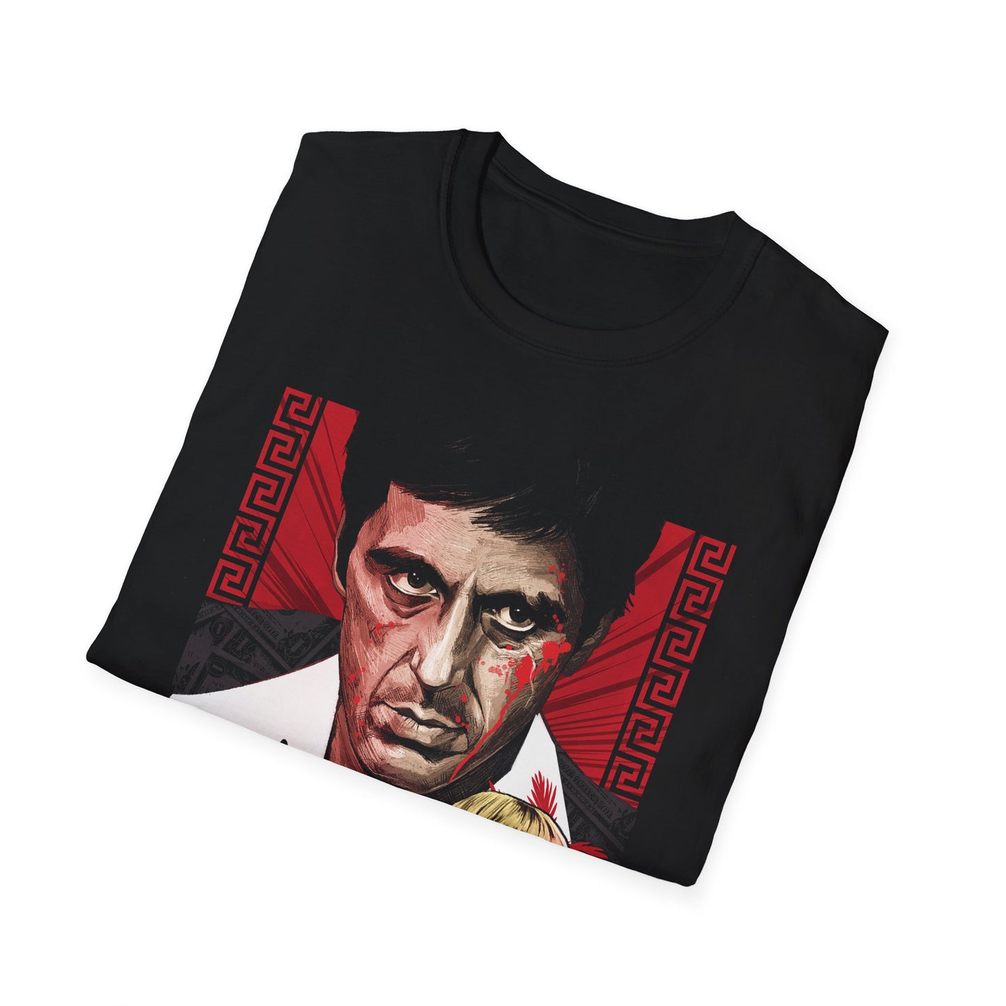 TONY MONTANA SCARFACE POP CULTURE Unisex Softstyle T-Shirt