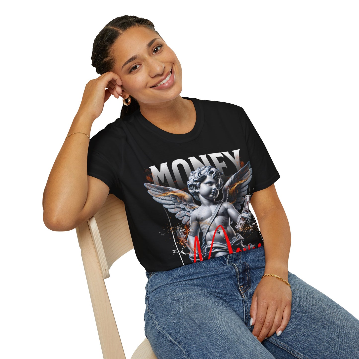 MONEY MOVES PREMIUM STREETWEAR Unisex Softstyle T-Shirt