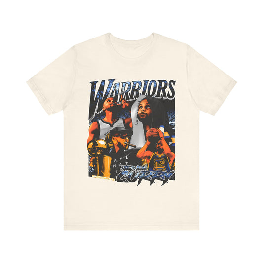 Vintage 90s Basketball Bootleg Style T-Shirt, WARRIOR STEPH CURRY Unisex Tee
