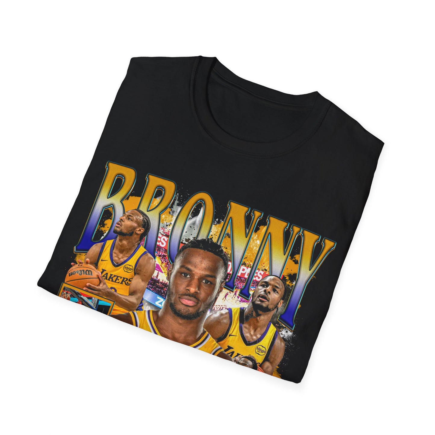 Vintage 90s Basketball Bootleg Style T-Shirt, BRONNY JAMES Graphic Tee, Retro Basketball Shirt Unisex Graphic Tee