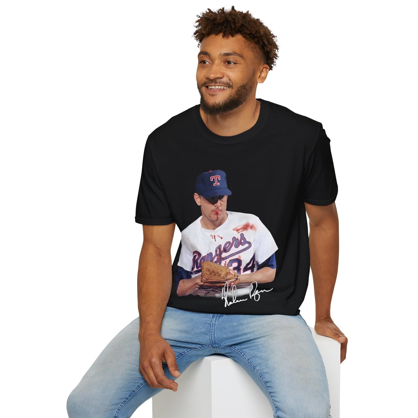 Vintage 90s Baseball Bootleg Style T-Shirt, NOLAN RYAN Retro Baseball Shirt Unisex Graphic Tee