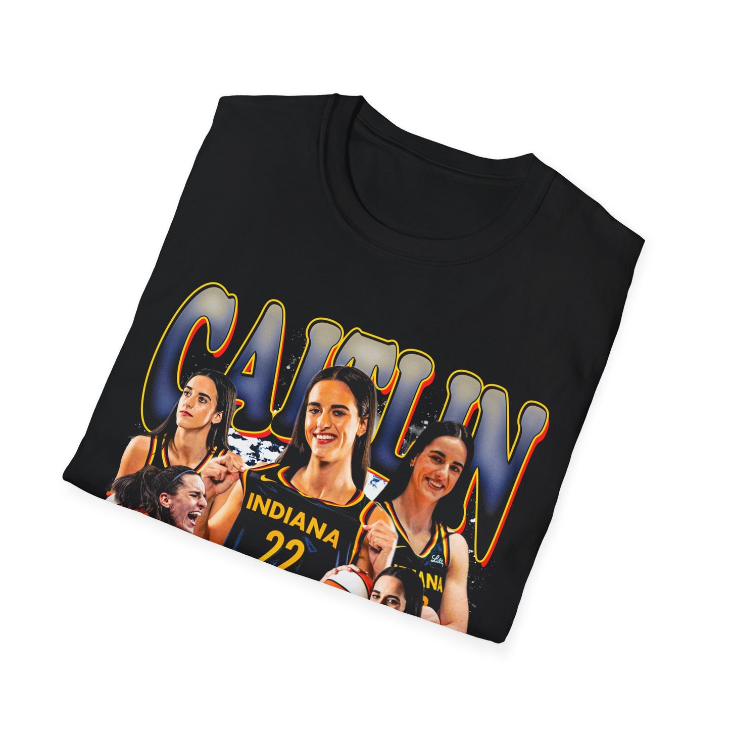 Vintage 90s Basketball Bootleg Style T-Shirt, CAITLIN CLARK 22 IND Graphic Tee, Retro Basketball Shirt Unisex Graphic Tee
