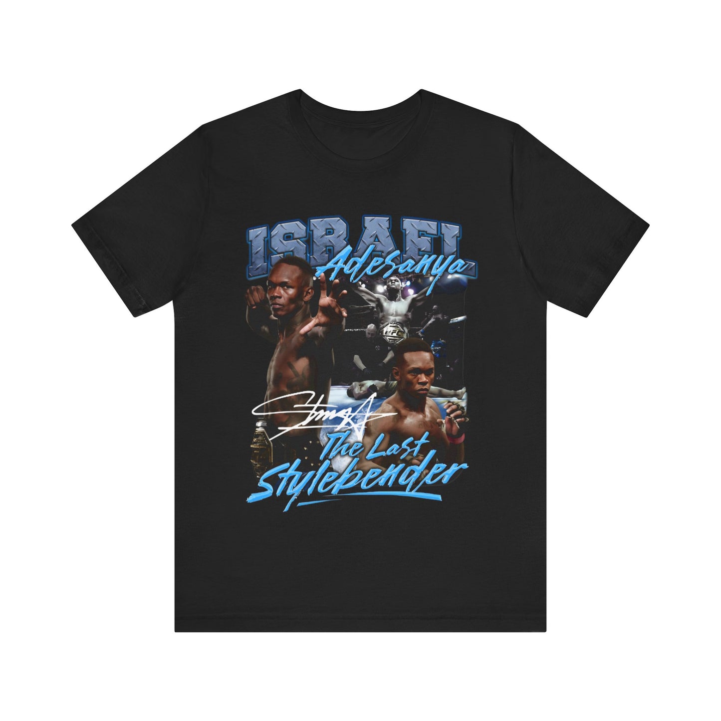 Vintage 90s Bootleg Style T-Shirt, Fighter ISRAEL ADESANYA Vintage Graphic Tee, Retro Fighter Shirt Unisex Graphic Tee Shirt
