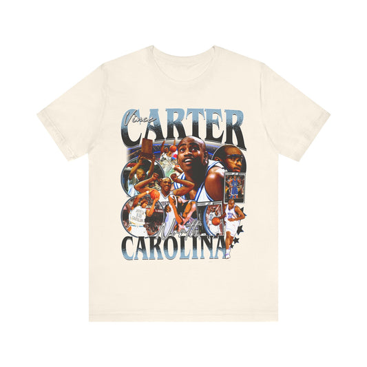 Vintage 90s Basketball Bootleg Style TShirt VINCE CARTER 90s Unisex Graphic Tee