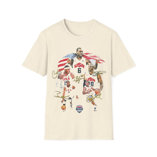Vintage 90s Basketball Bootleg Style T-Shirt, REDEEM TEAM USA Retro Basketball Shirt Unisex Graphic Tee