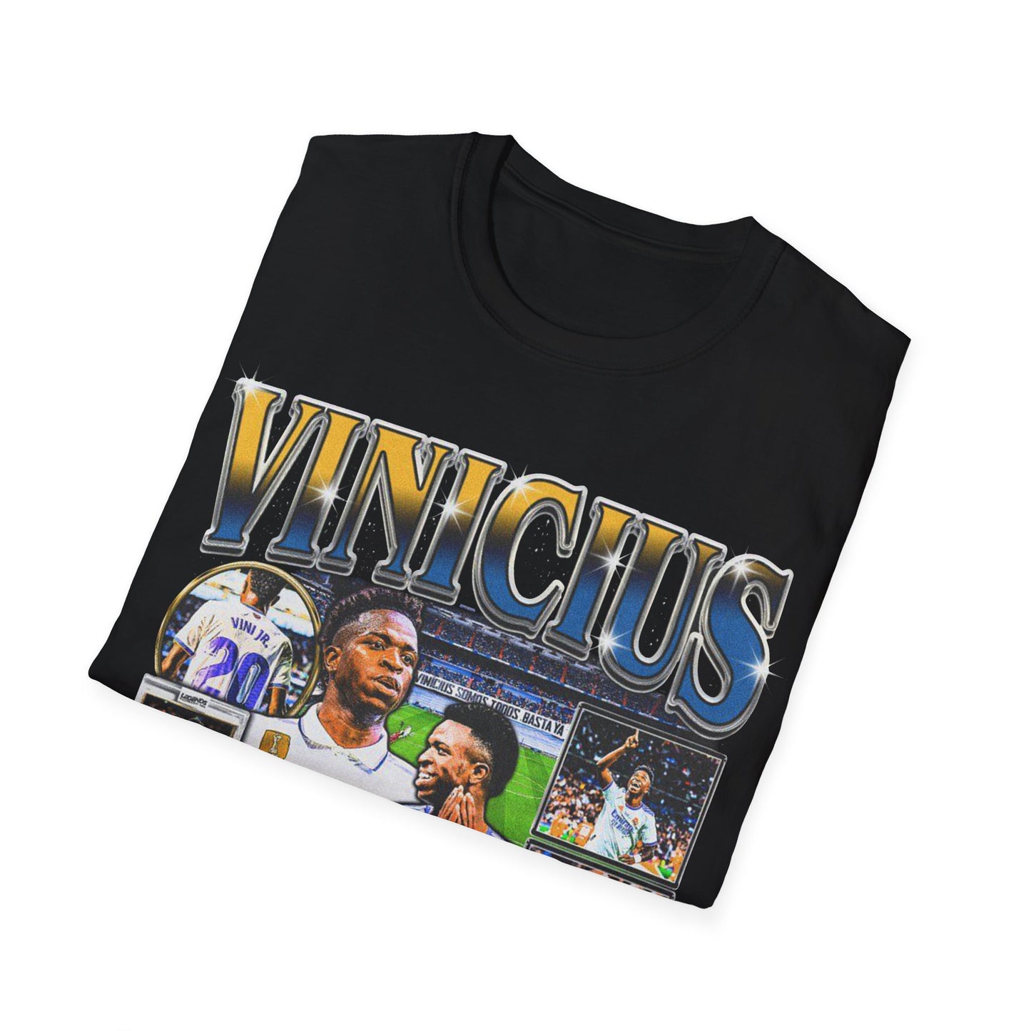 Vintage 90s Soccer Bootleg Style T-Shirt, VINICIUS JUNIOR Graphic Tee, Retro Soccer Shirt Unisex Graphic Tee