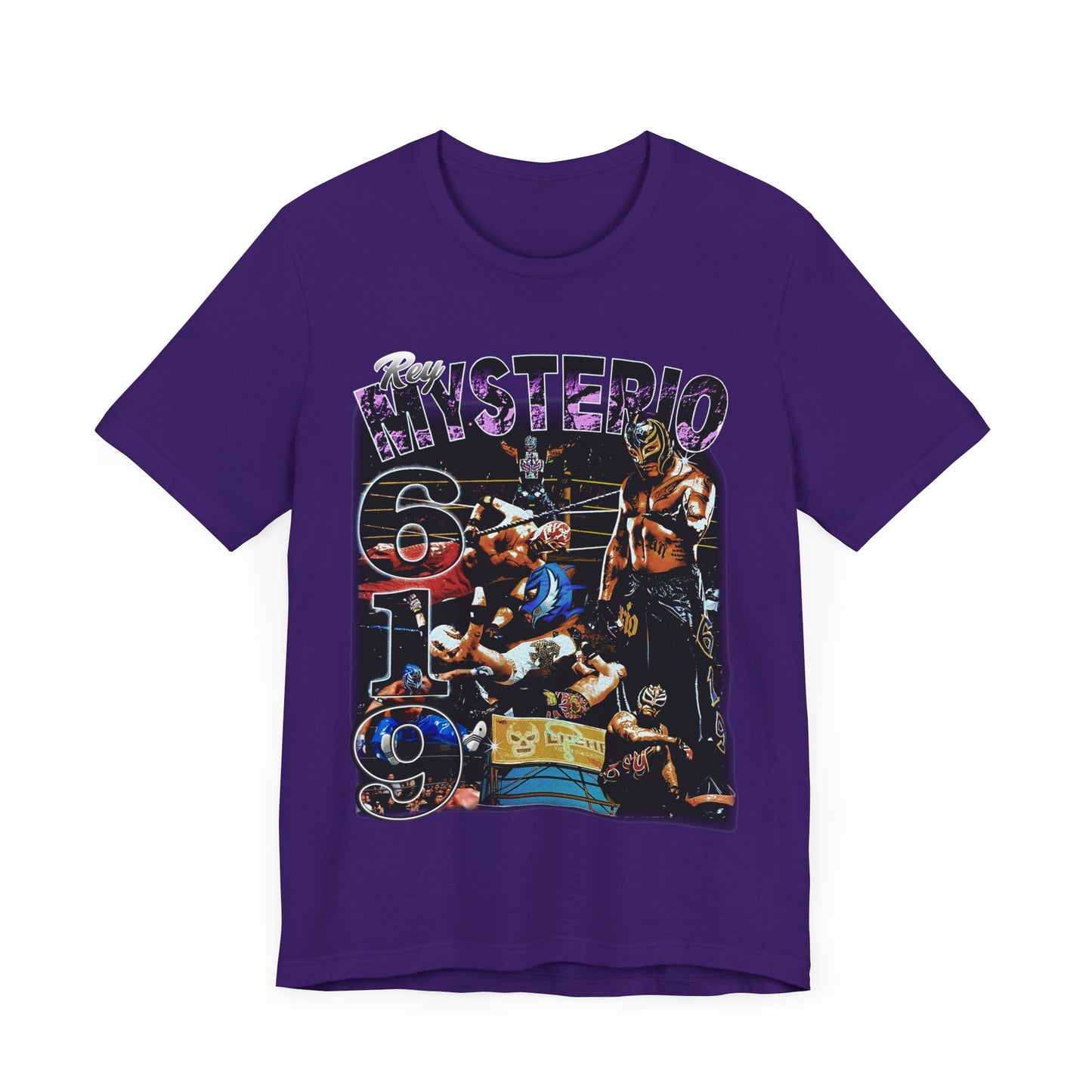 Vintage 90s Fighter Bootleg Style TShirt REY MYSTERIO Unisex Graphic Tee Shirt
