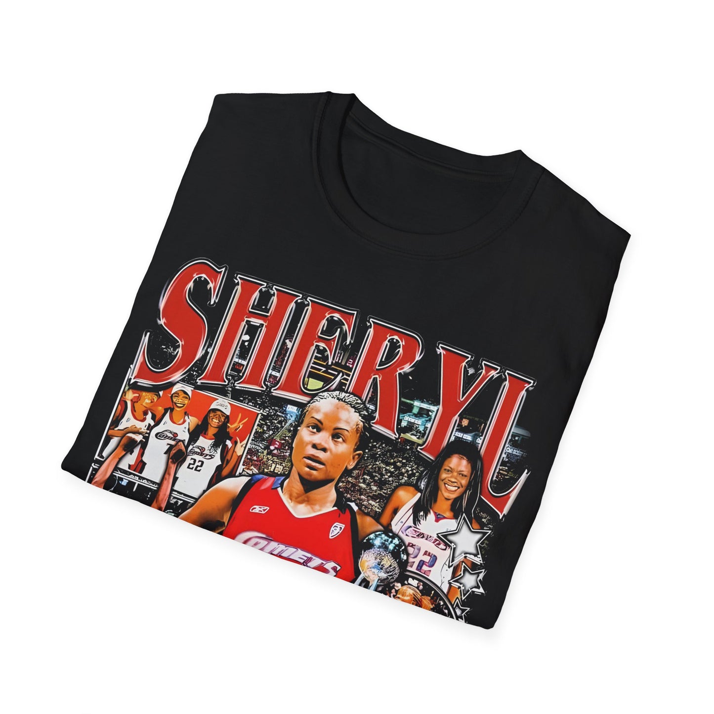 Vintage 90s Basketball Bootleg Style T-Shirt, SHERYL SWOOPES Retro Basketball Shirt Unisex Graphic Tee