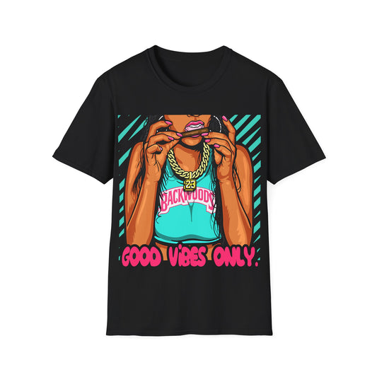 GOOD VIBES ONLY PREMIUM STREETWEAR Unisex Softstyle T-Shirt