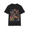 Vintage 90s Basketball Bootleg Style T-Shirt, USA GOLD 2024 PARIS Retro Basketball Shirt Unisex Graphic Tee