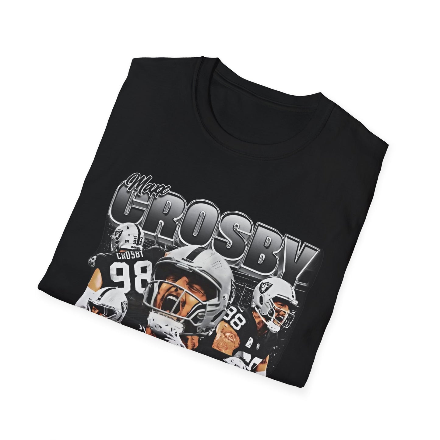 Vintage 90s Football Bootleg Style T-Shirt, MAXX CROSBY Vintage Graphic Tee, Retro Football Shirt Unisex Graphic Tee