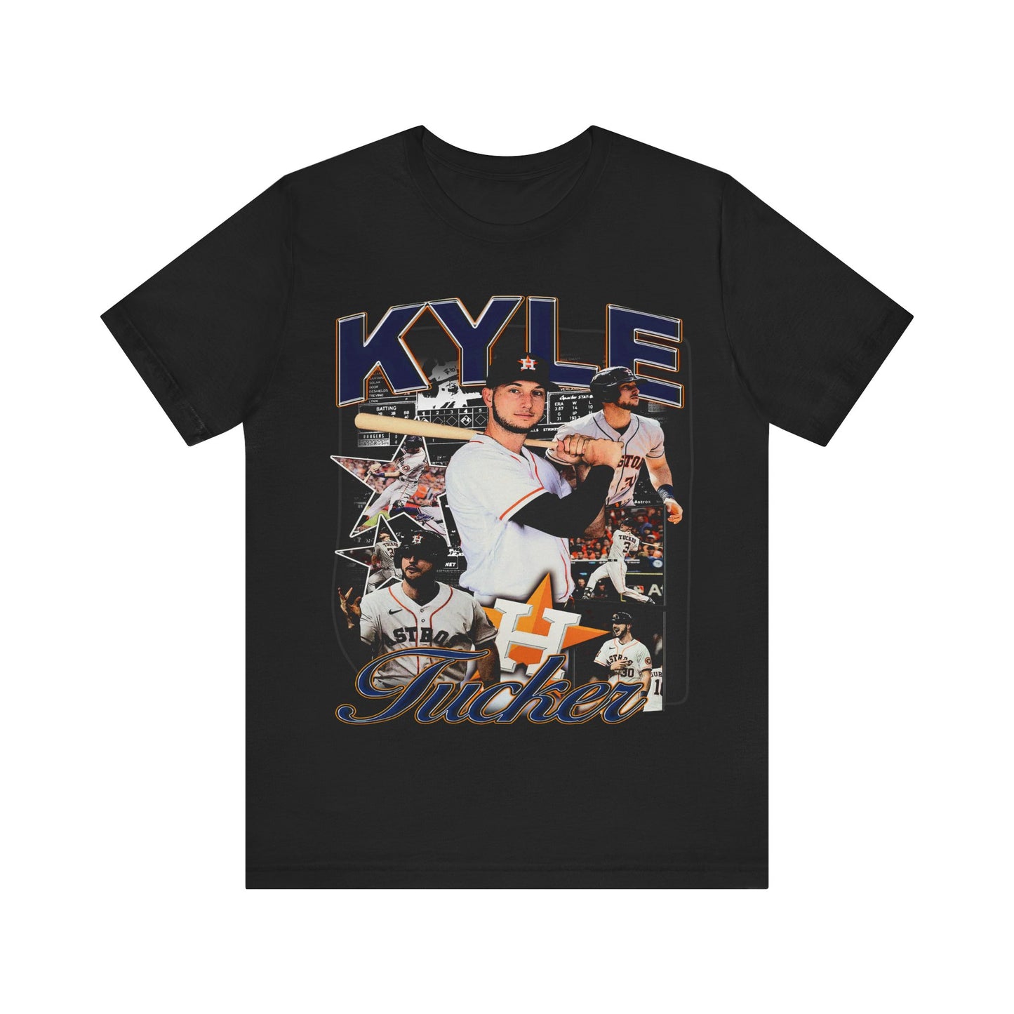 Vintage 90s Baseball Bootleg Style T-Shirt KYLE TUCKER 90s Unisex Graphic Tee
