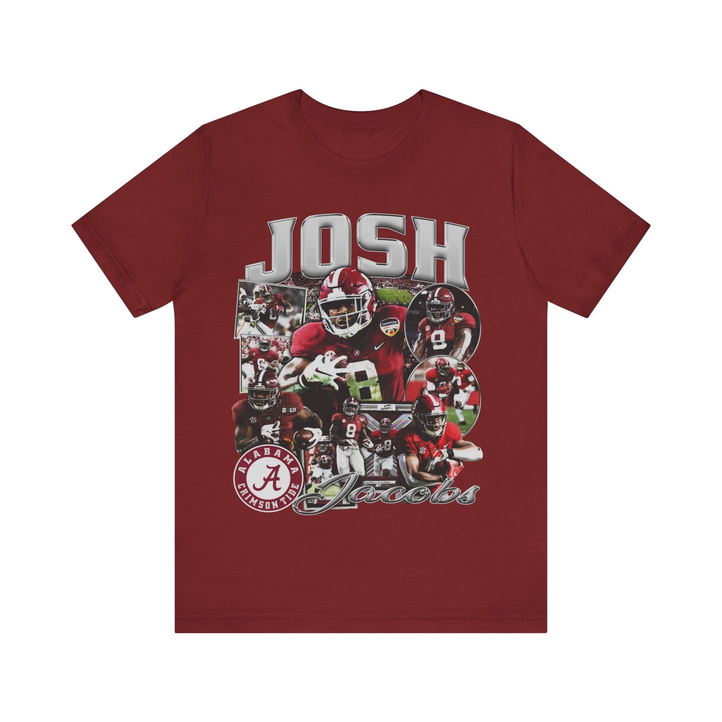 Vintage 90s Football Bootleg Style TShirt JOSH JACOBS 90s Unisex Graphic Tee