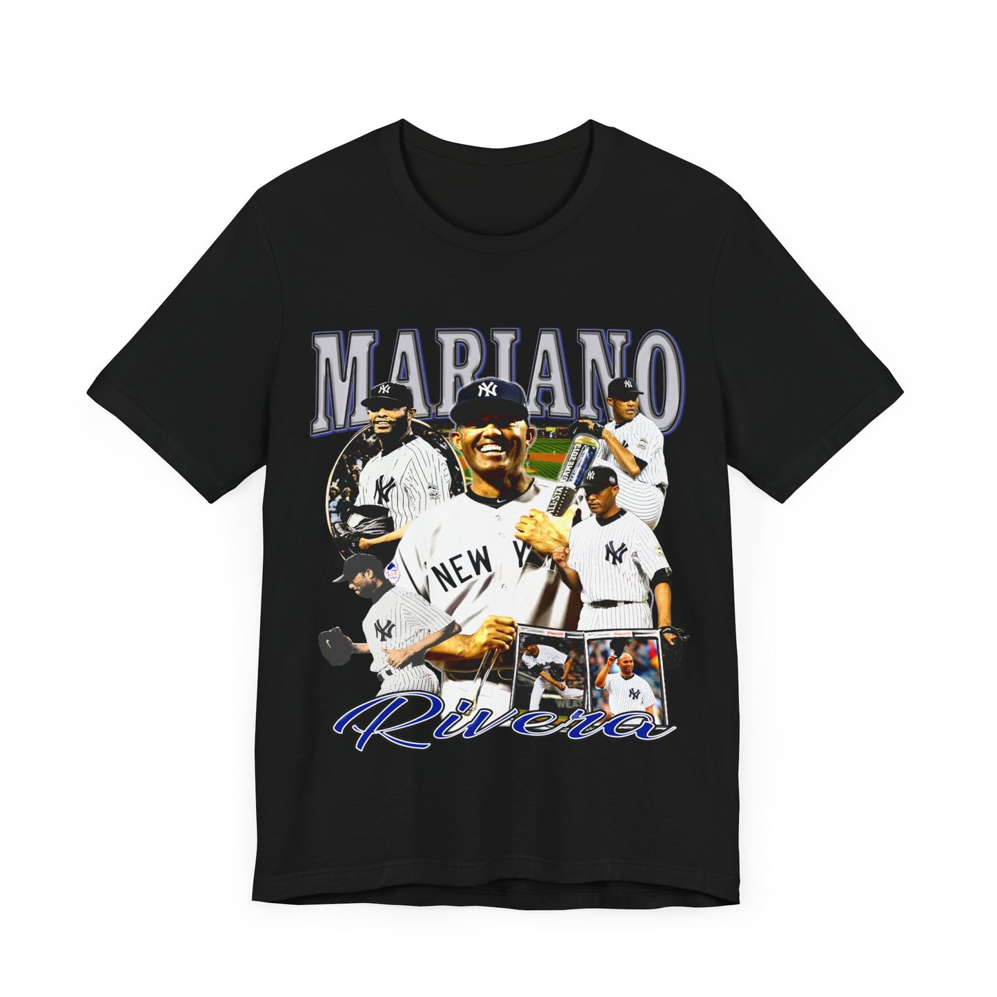 Vintage 90s Baseball Bootleg Style T-Shirt MARIANO RIVERIA Unisex Graphic Tee