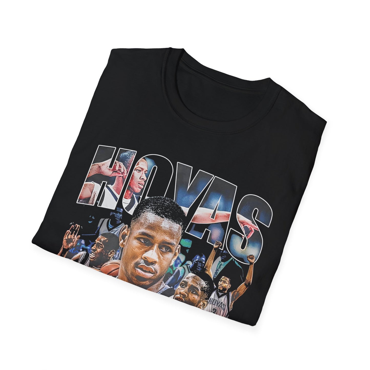 Vintage 90s Basketball Bootleg Style T-Shirt, ALLEN IVERSON COLLEGE Retro Basketball Shirt Unisex Graphic Tee