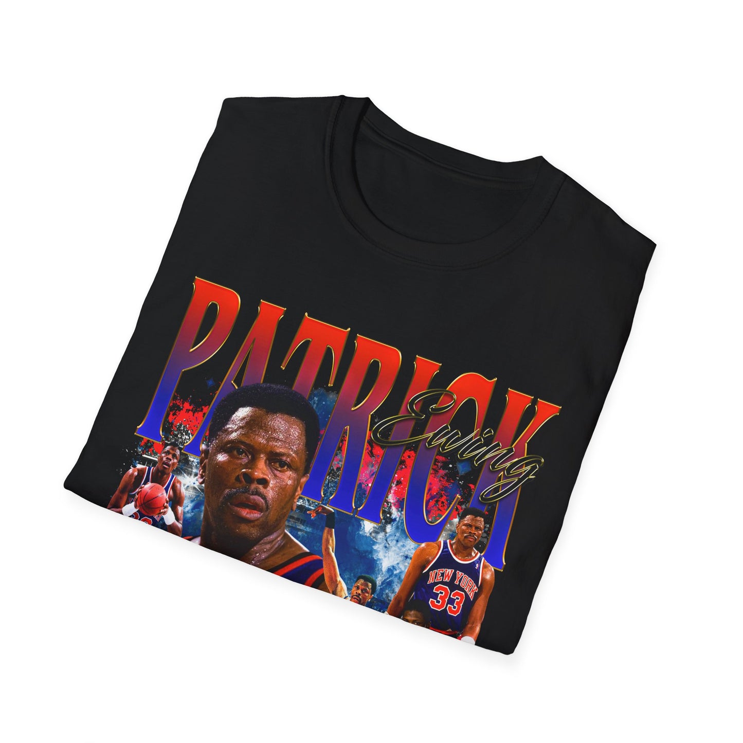 Vintage 90s Basketball Bootleg Style T-Shirt, PATRICK EWING Graphic Tee, Retro Basketball Shirt Unisex Graphic Tee