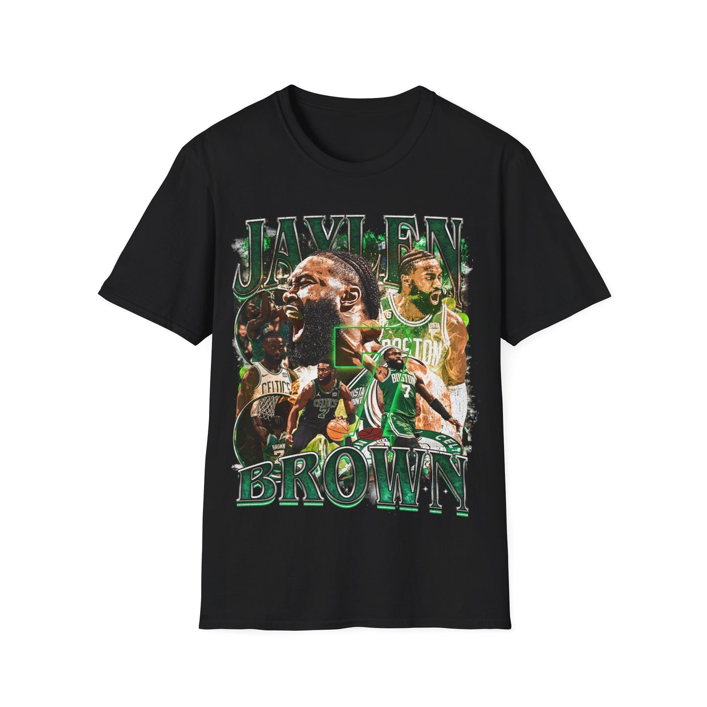 Vintage 90s Basketball Bootleg Style T-Shirt, JAYLEN BROWN Retro Basketball Shirt Unisex Graphic Tee