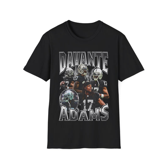 Vintage 90s Football Bootleg Style T-Shirt, DAVANTE ADAMS RAIDER Vintage Graphic Tee, Retro Football Shirt Unisex Graphic Tee Shirt