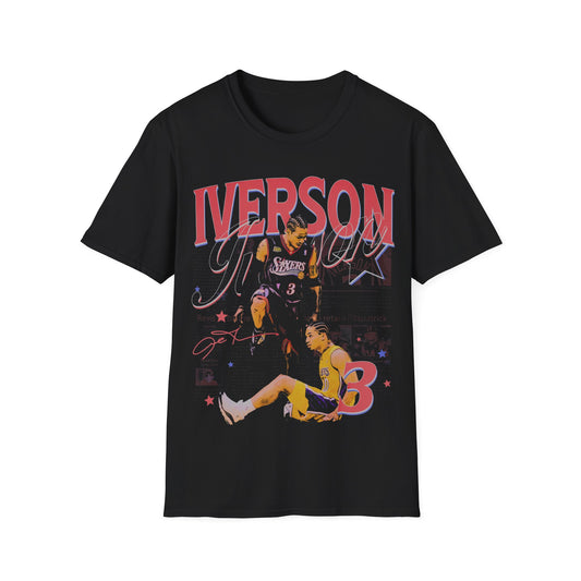 Vintage 90s Basketball Bootleg Style T-Shirt, ALLEN IVERSON THE STEP Retro Basketball Shirt Unisex Graphic Tee