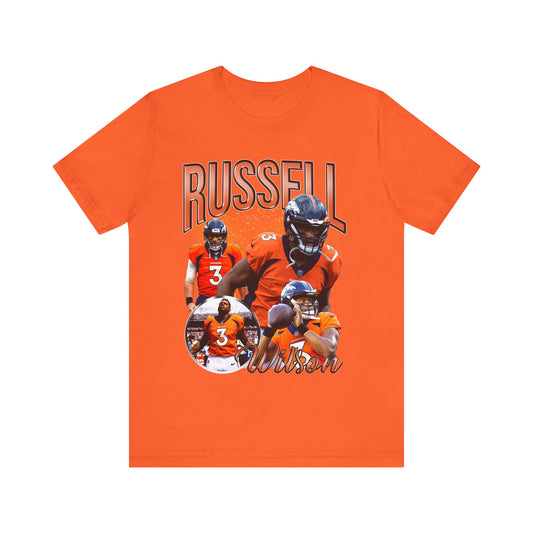 Vintage 90s Football Bootleg Style TShirt RUSSELL WILSON Unisex Graphic Tee