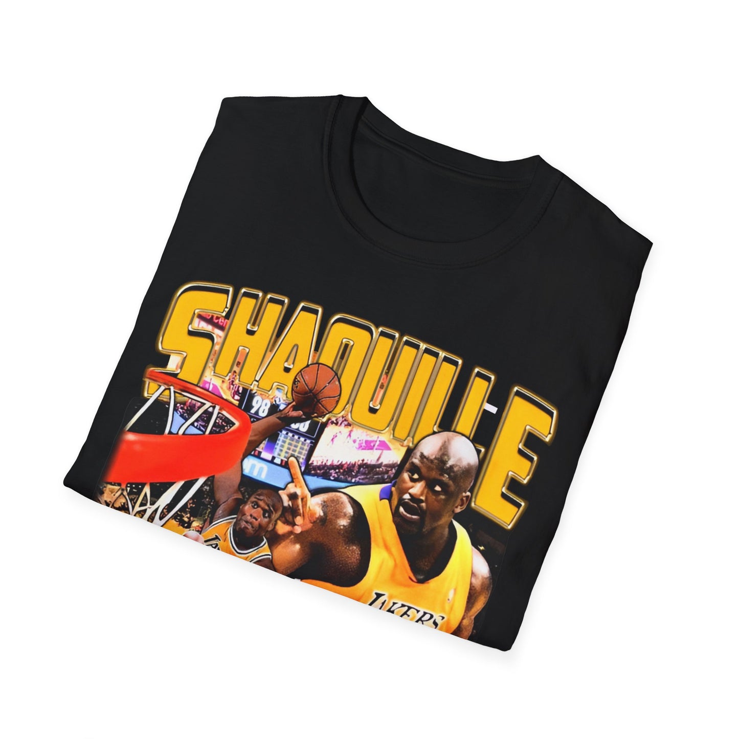 Vintage 90s Basketball Bootleg Style T-Shirt, SHAQUILLE SHAQ ONEAL Graphic Tee, Retro Basketball Shirt Unisex Graphic Tee