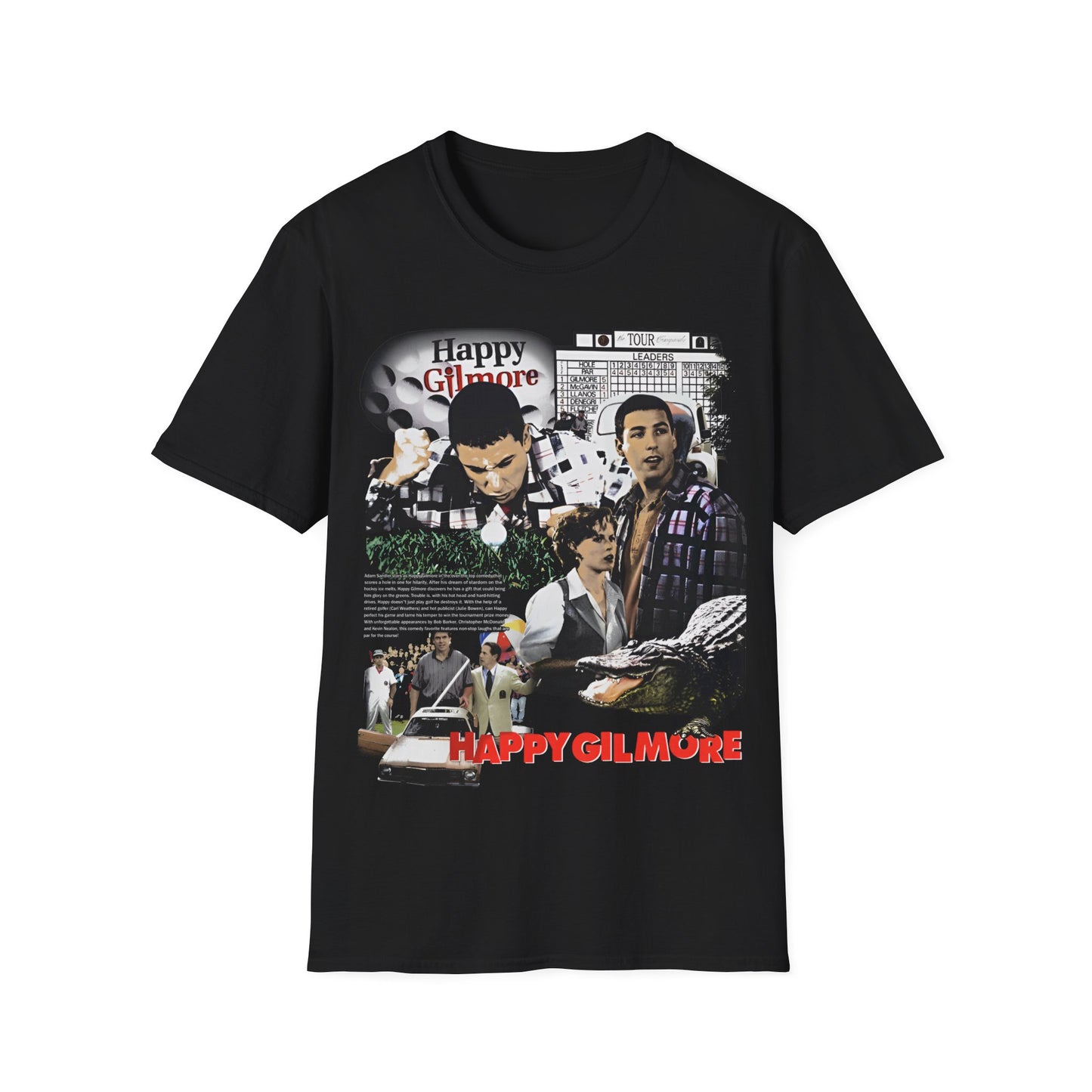Vintage 90s Pop Culture Bootleg Style T-Shirt, HAPPY GILMORE Retro Shirt Unisex Graphic Tee
