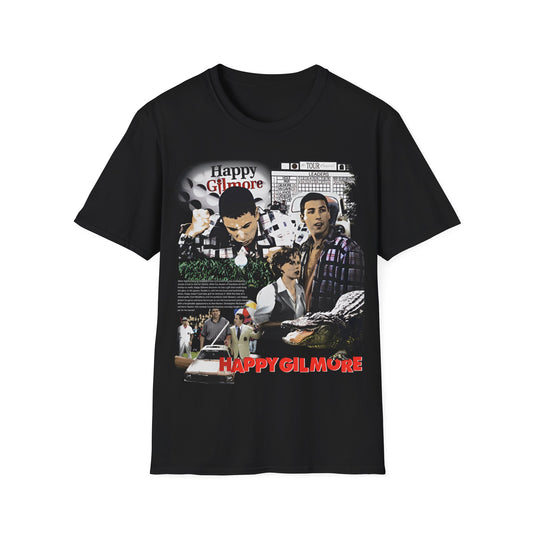 Vintage 90s Pop Culture Bootleg Style T-Shirt, HAPPY GILMORE Retro Shirt Unisex Graphic Tee