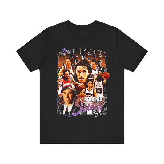 Vintage 90s Basketball Bootleg Style T-Shirt STEVE NASH Unisex Graphic Tee