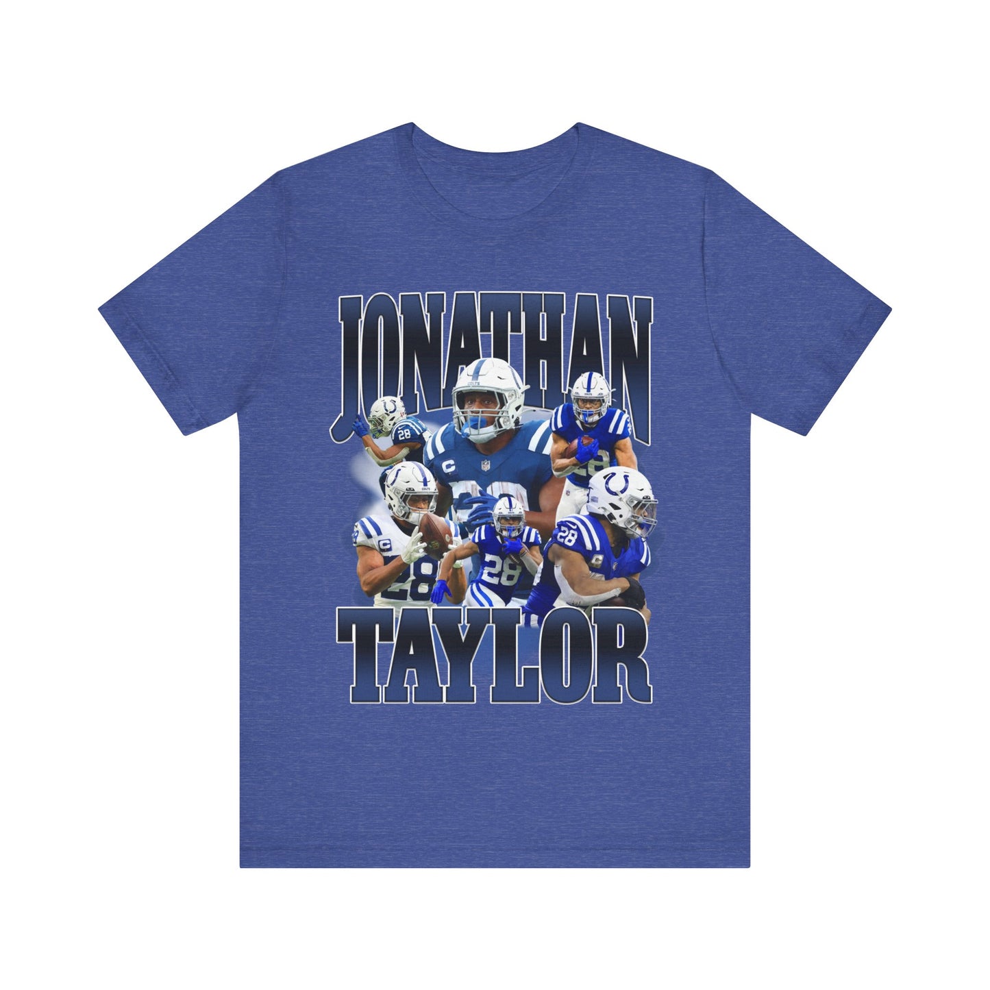 Vintage 90s Football Bootleg Style TShirt JOHNATHAN TAYLOR Unisex Graphic Tee