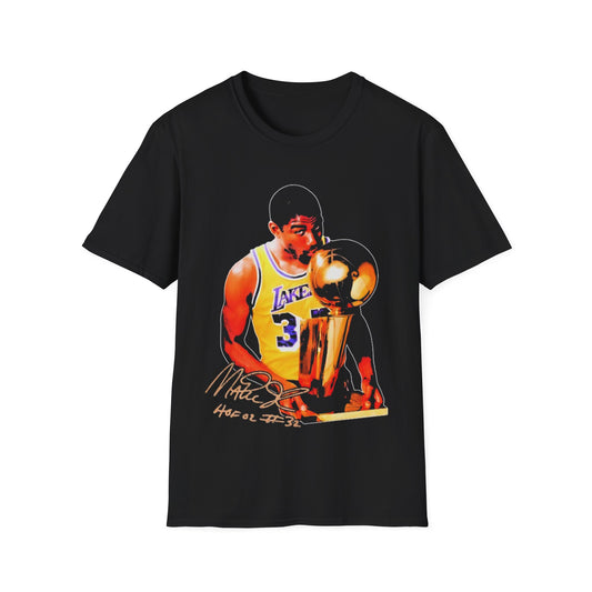 Vintage 90s Basketball Bootleg Style T-Shirt, MAGIC JOHNSON Retro Basketball Shirt Unisex Graphic Tee