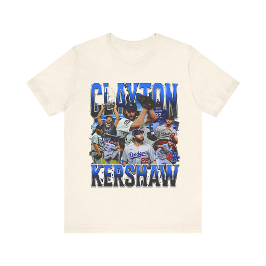 Vintage 90s Baseball Bootleg Style TShirt CLAYTON KERSHAW Unisex Graphic Tee