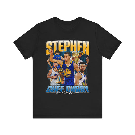 Vintage 90s Basketball Bootleg Style T-Shirt, STEPHEN CHEF CURRY Unisex Tee