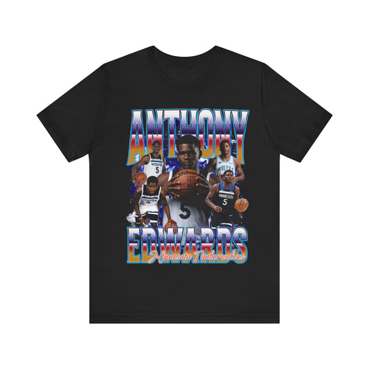 Vintage 90s Basketball Bootleg Style T-Shirt ANTHONY EDWARDS Unisex Graphic Tee