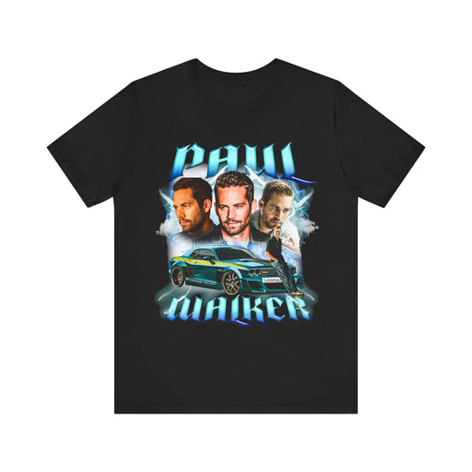 Vintage 90s Pop Bootleg Style T-Shirt PAUL WALKER Unisex Graphic Tee Shirt