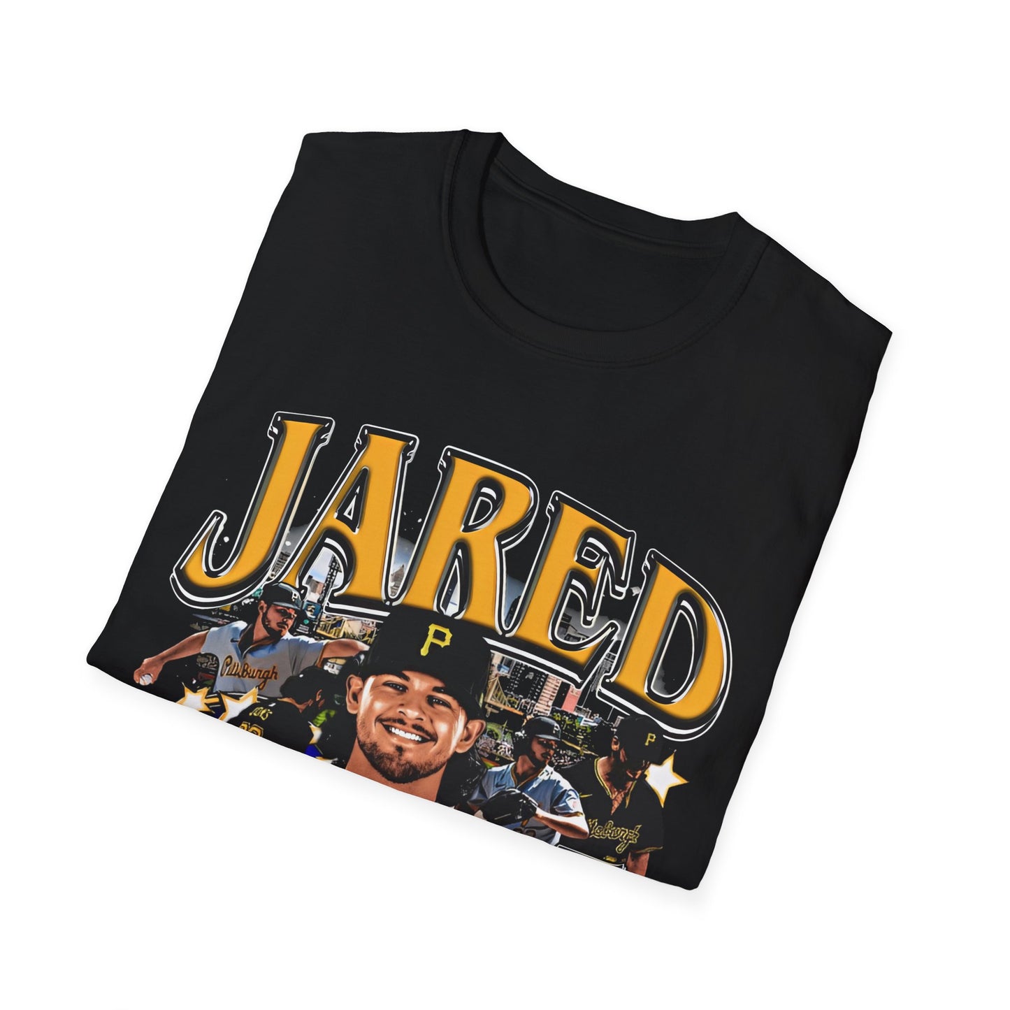 Vintage 90s Baseball Bootleg Style T-Shirt, JARED JONES Vintage Graphic Tee, Retro Baseball Shirt Unisex Graphic Tee