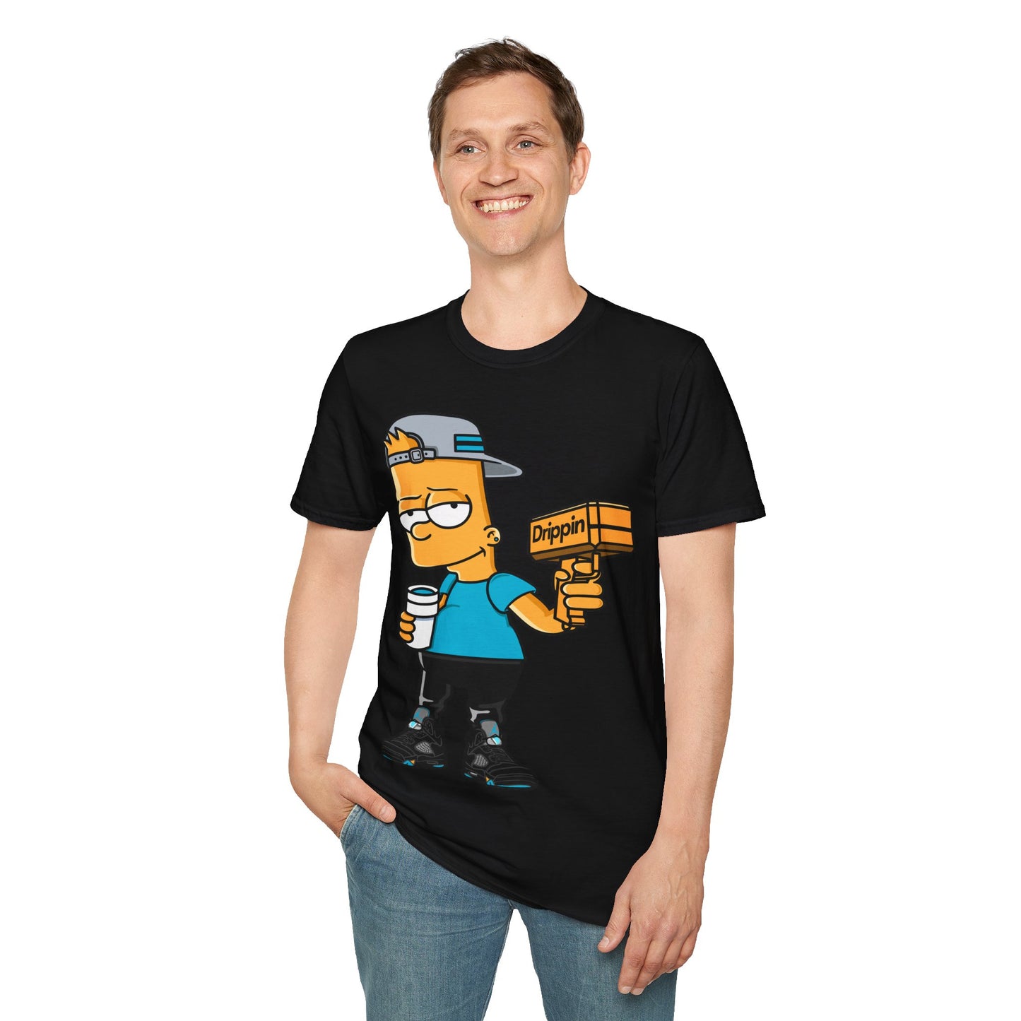 DRIPPIN HARD PREMIUM STREETWEAR Unisex Softstyle T-Shirt