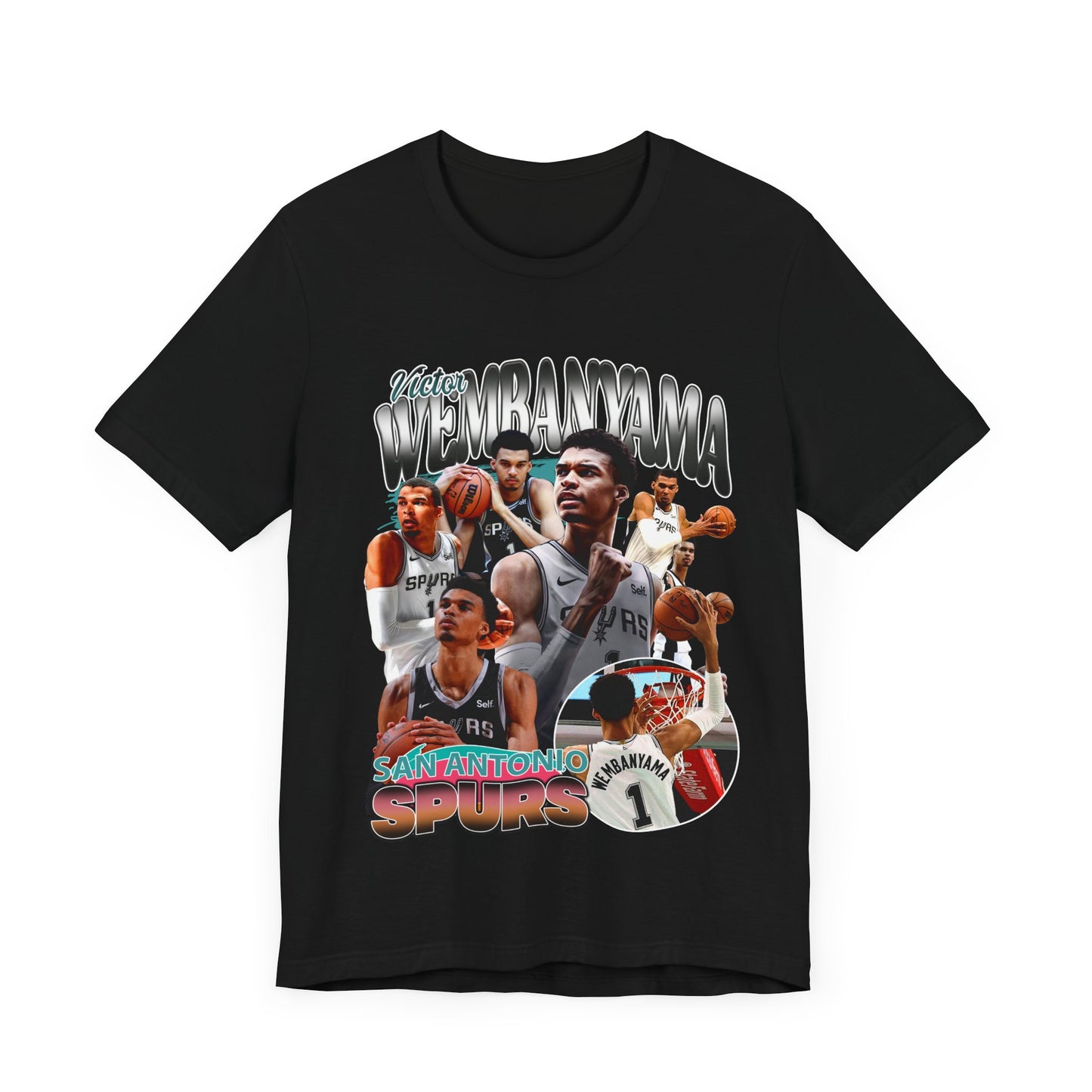 Vintage 90s Basketball Bootleg Style TShirt VICTOR WEMBANYAMMA Unisex Tee Shirt