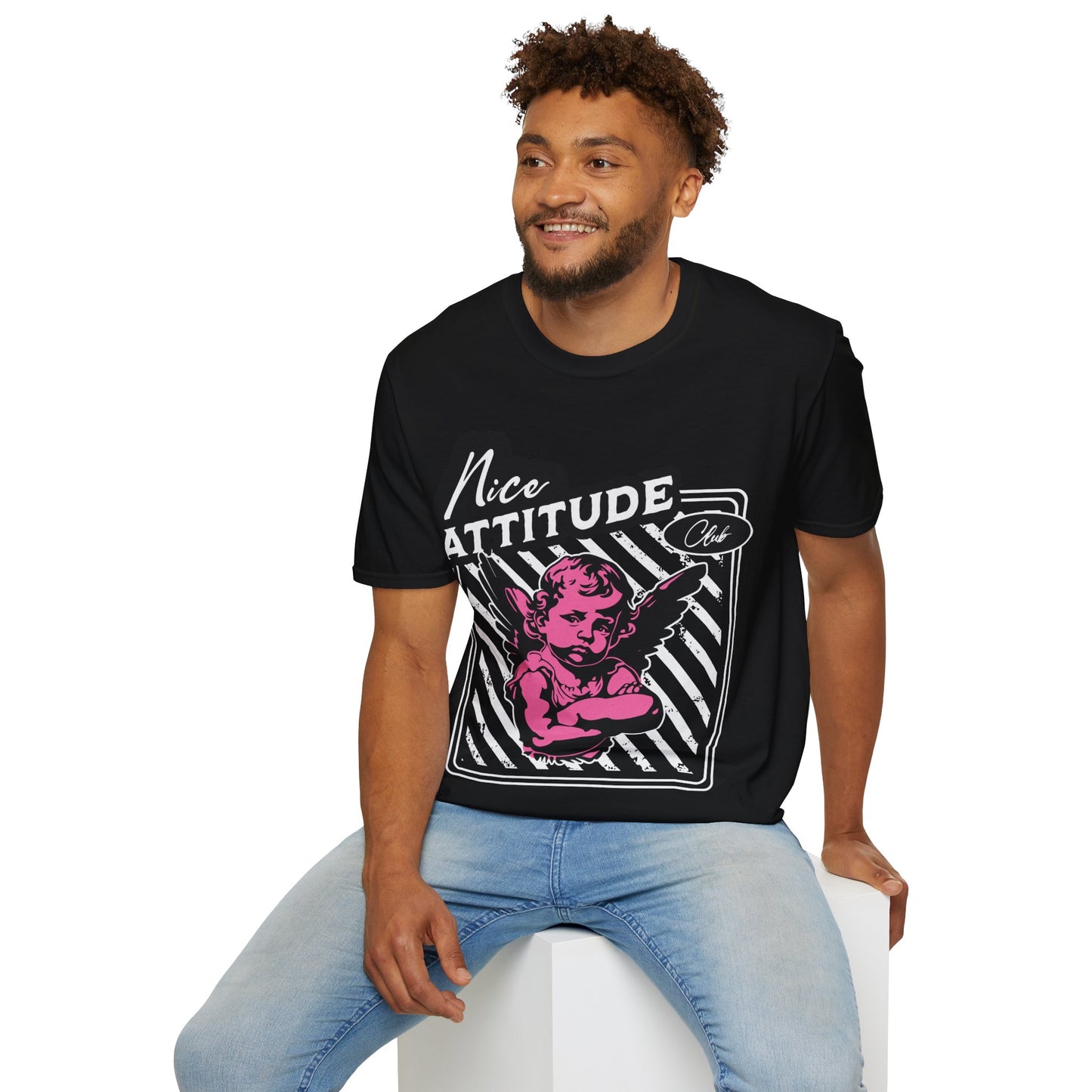 NICE ATTITUDE PREMIUM STREETWEAR Unisex Softstyle T-Shirt