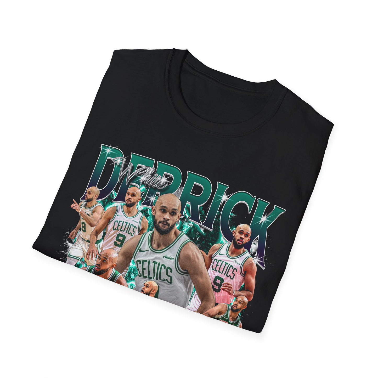 Vintage 90s Basketball Bootleg Style T-Shirt, DERRICK WHITE Retro Basketball Shirt Unisex Graphic Tee