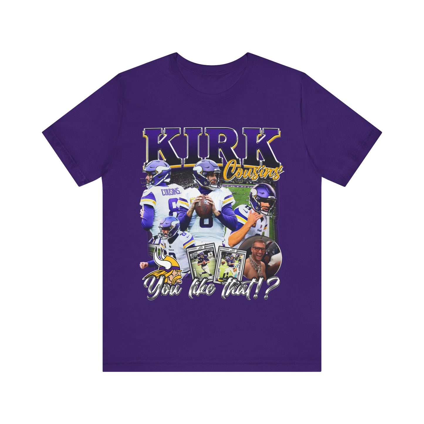 Vintage 90s Football Bootleg Style T-Shirt KIRK COUSINS Unisex Graphic Tee Shirt