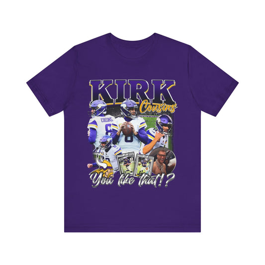 Vintage 90s Football Bootleg Style T-Shirt KIRK COUSINS Unisex Graphic Tee Shirt