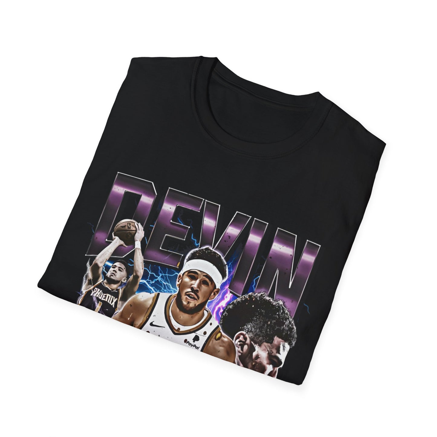 Vintage 90s Basketball Bootleg Style T-Shirt, DEVIN BOOKER Graphic Tee, Retro Basketball Shirt Unisex Graphic Tee