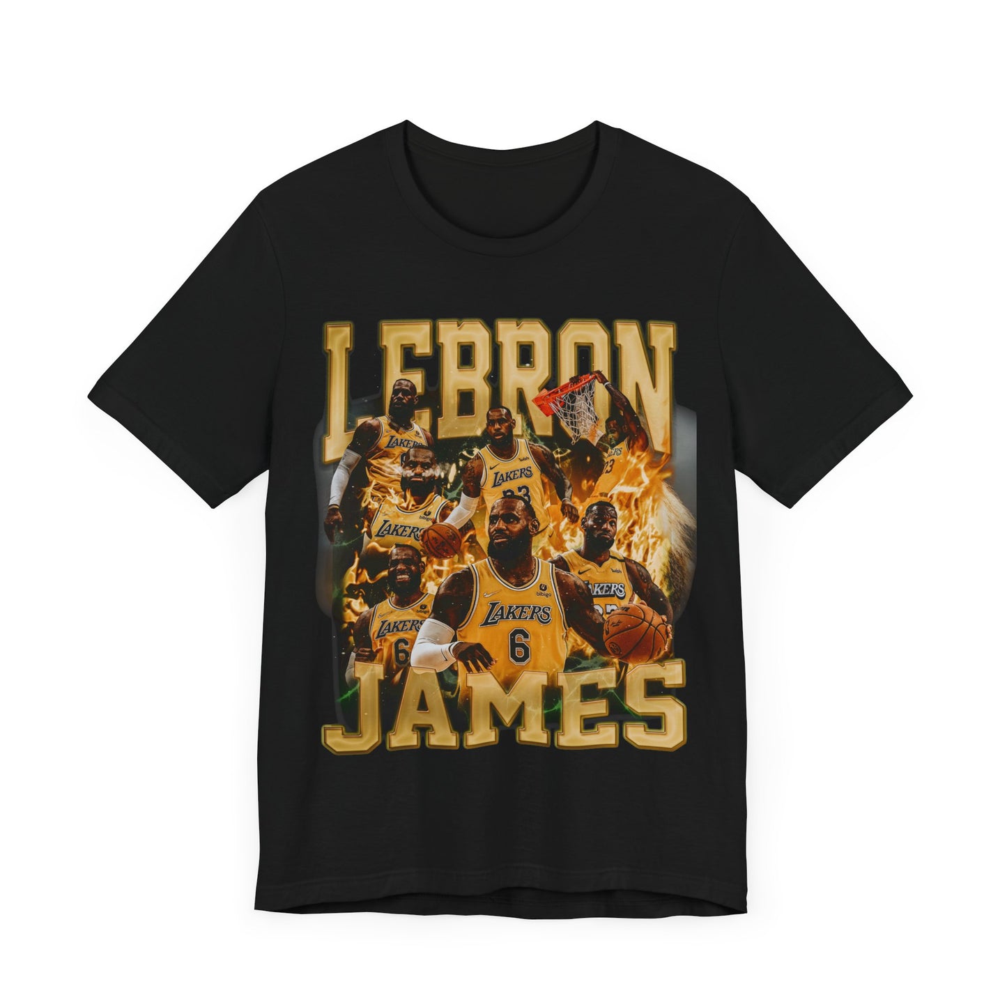 Vintage 90s Basketball Bootleg Style T-Shirt, LEBRON JAMES Showtime Unisex Tee