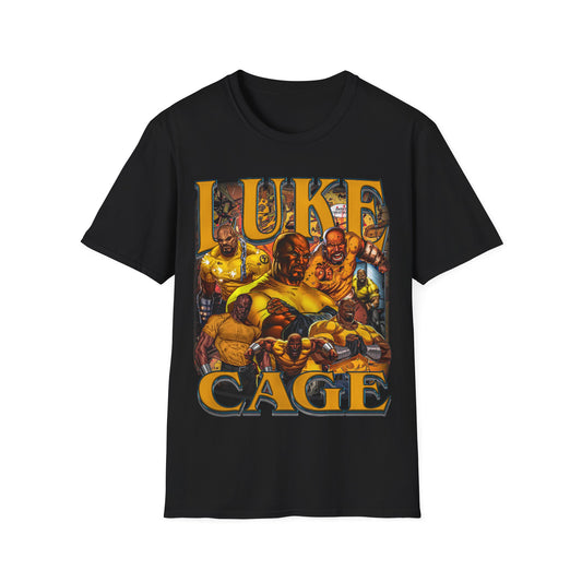 Vintage 90s Superheroes Bootleg Style T-Shirt, LUKE CAGE Graphic Tee, Retro Superheroes Shirt Unisex Graphic Tee